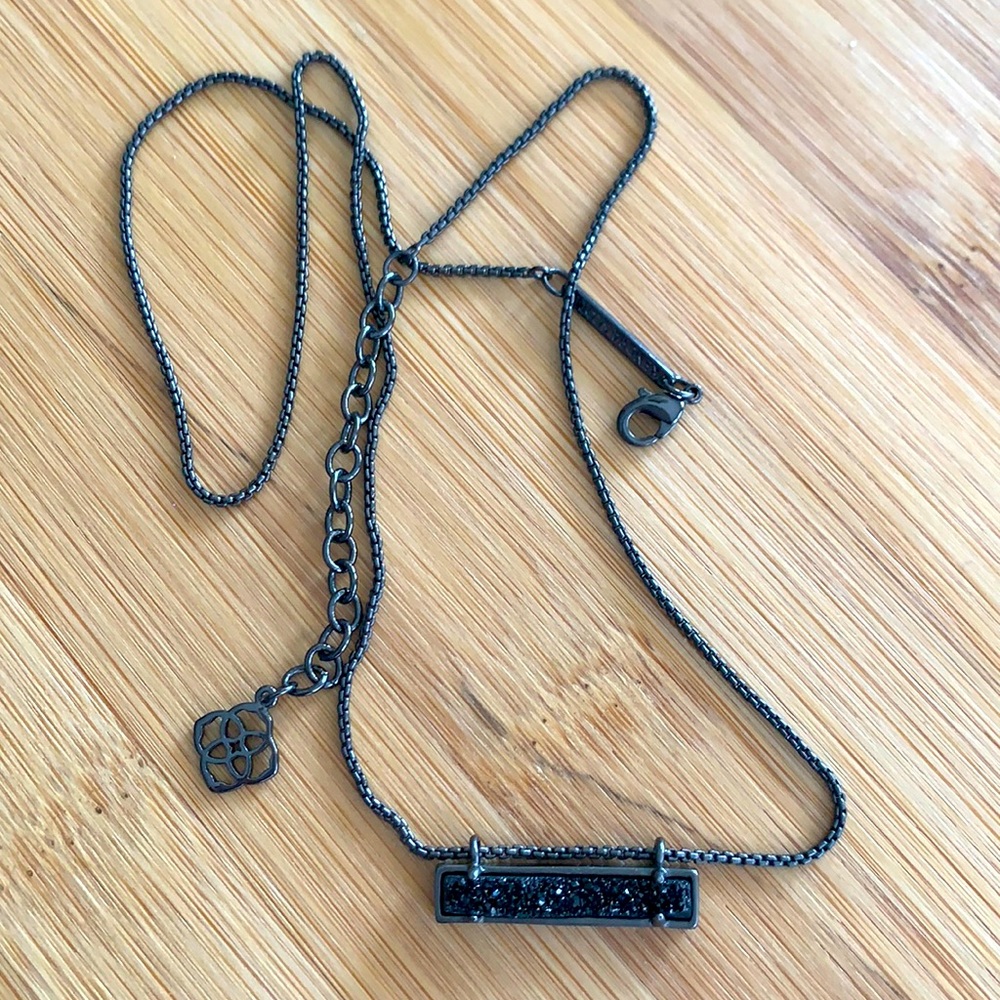 Kendra Scott Leanor Drusy Bar necklace